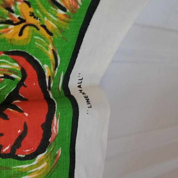 VINTAGE IRISH COFFEE LINEN TAPESTRY "LINENHALL" - Picture 3 of 7